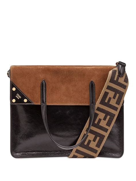 black and brown fendi bag